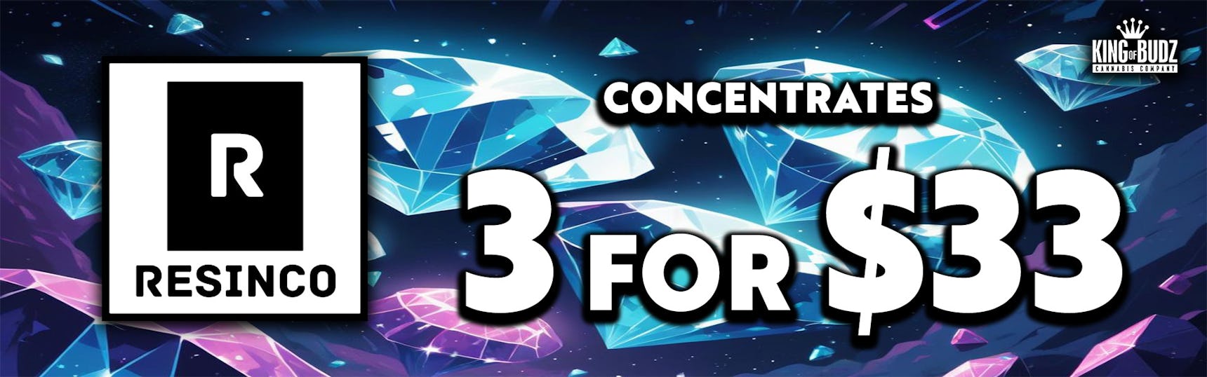 3 for $33 CONCENTRATES