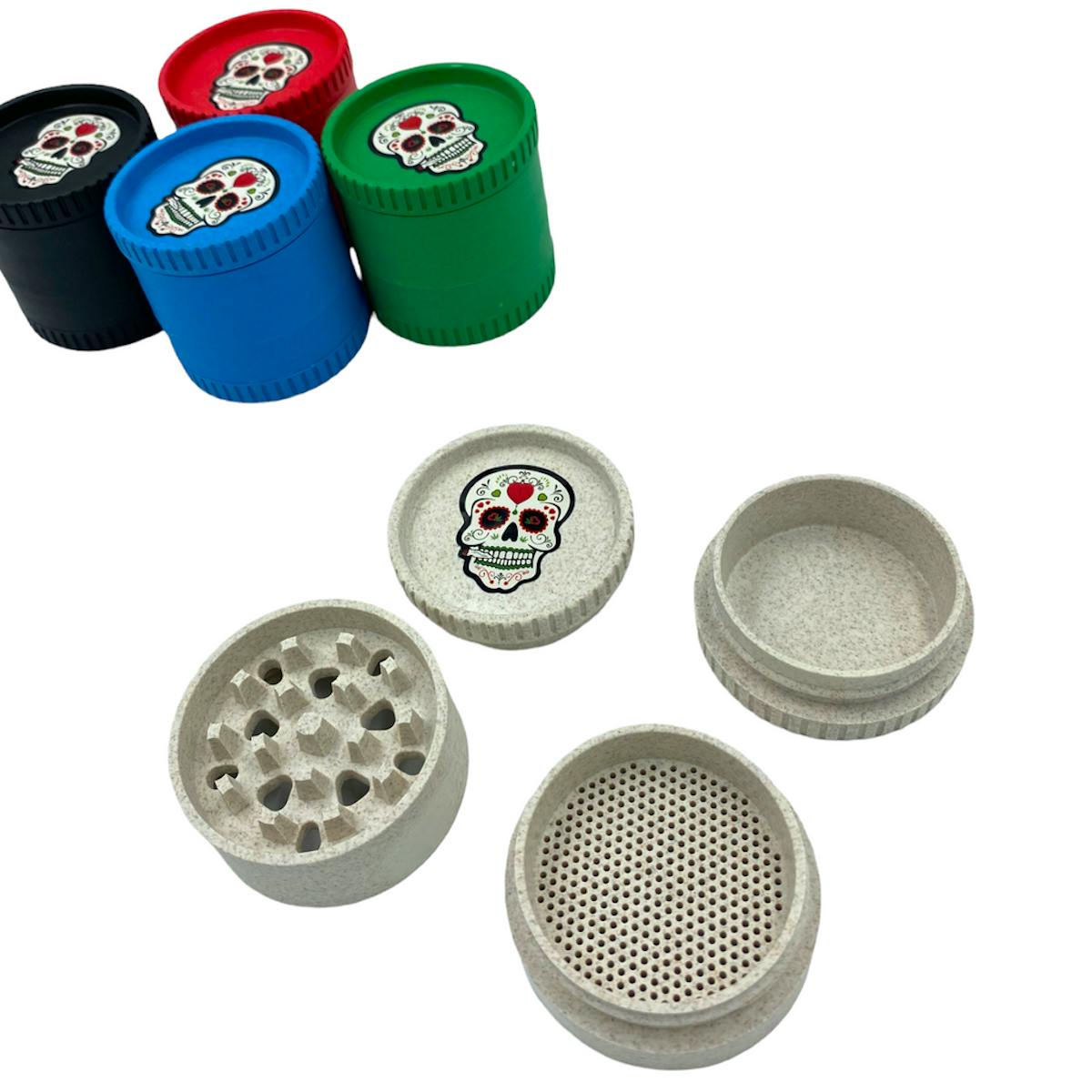 Image of LuvBuds | 4pc Hemp Grinder | Assorted Colors