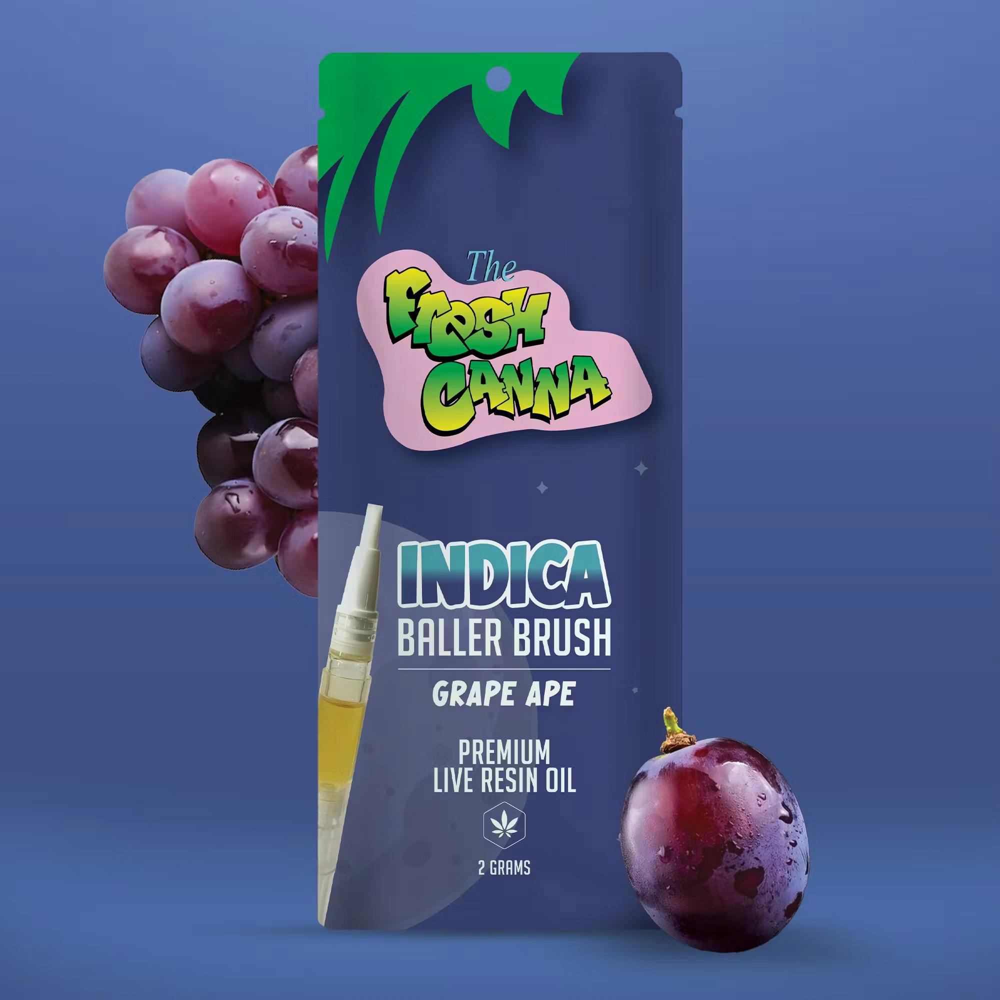 FRESH CANNA | GRAPE APE - LIVE RESIN DAB BRUSH | INDICA