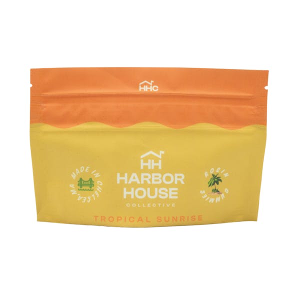 Tropical Sunrise | 100mg | Rosin Infused Gummies | Harbor House Collective