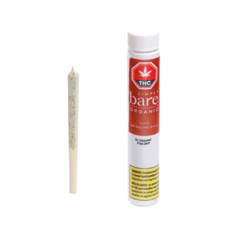 Simply Bare - Organic Pink Drip Pre-roll 1x0.5g >I