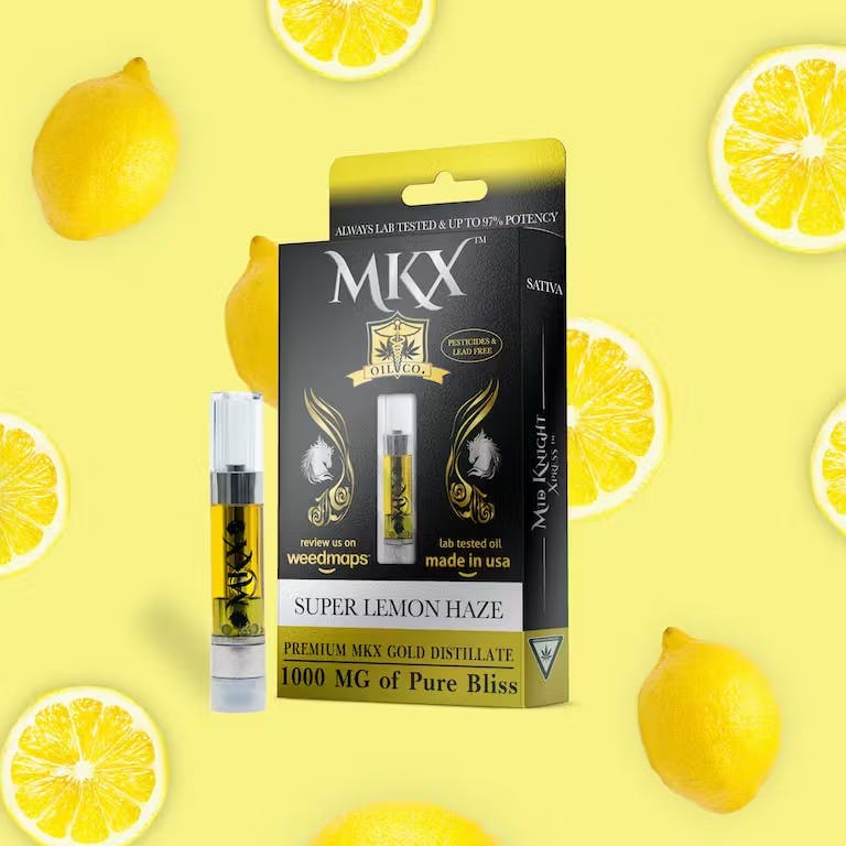 Super Lemon Haze 510 Thread Distillate Cartridge | MKX | 1g 