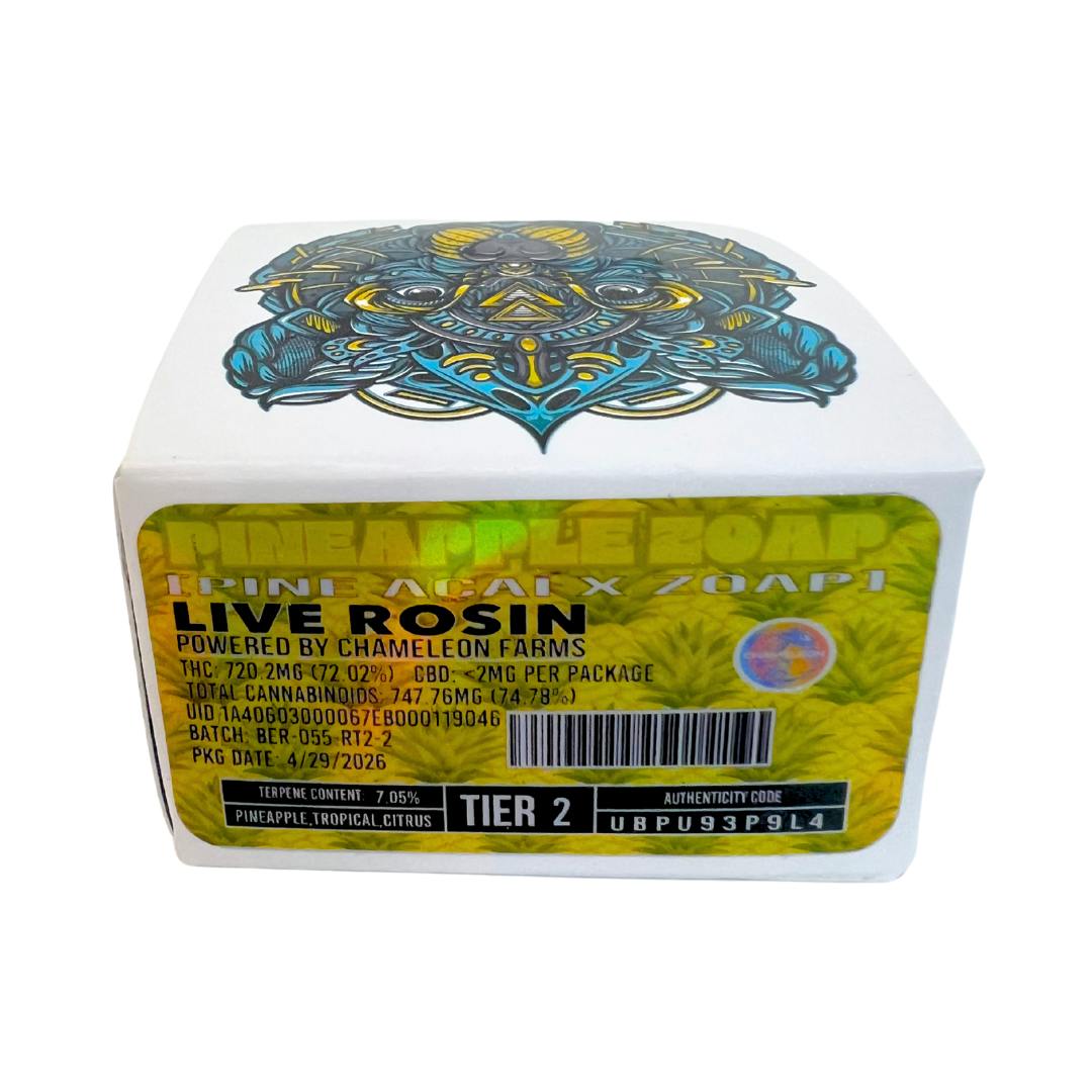 PINEAPPLE ZOAP LIVE ROSIN TIER 2