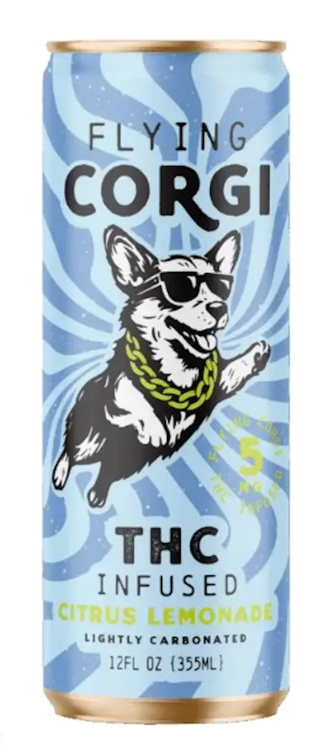 Flying Corgi Seltzer Citrus Lemonade 12oz/5mg (hybrid, drinks, 0.28g)