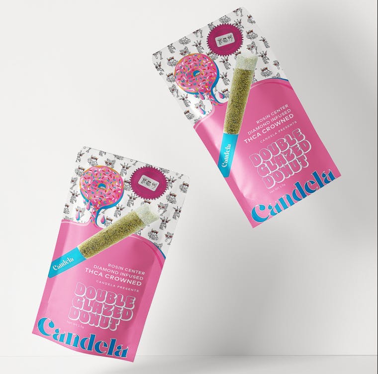 Candela - 1.5g Double Glazed Donut - Mac Mint Cookies x Black Diamond (Hybrid)