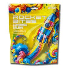 Product: Rocket Bites | Lemonade Galaxy | Infused Gummies | 200mg | Sativa
