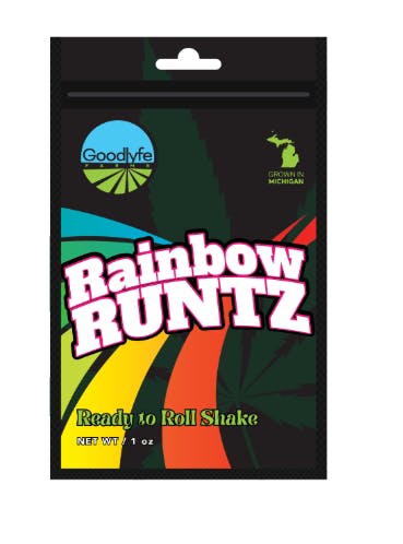 Product: Rainbow Runtz | Pre-Packed Shake OZ | Goodlyfe Farms