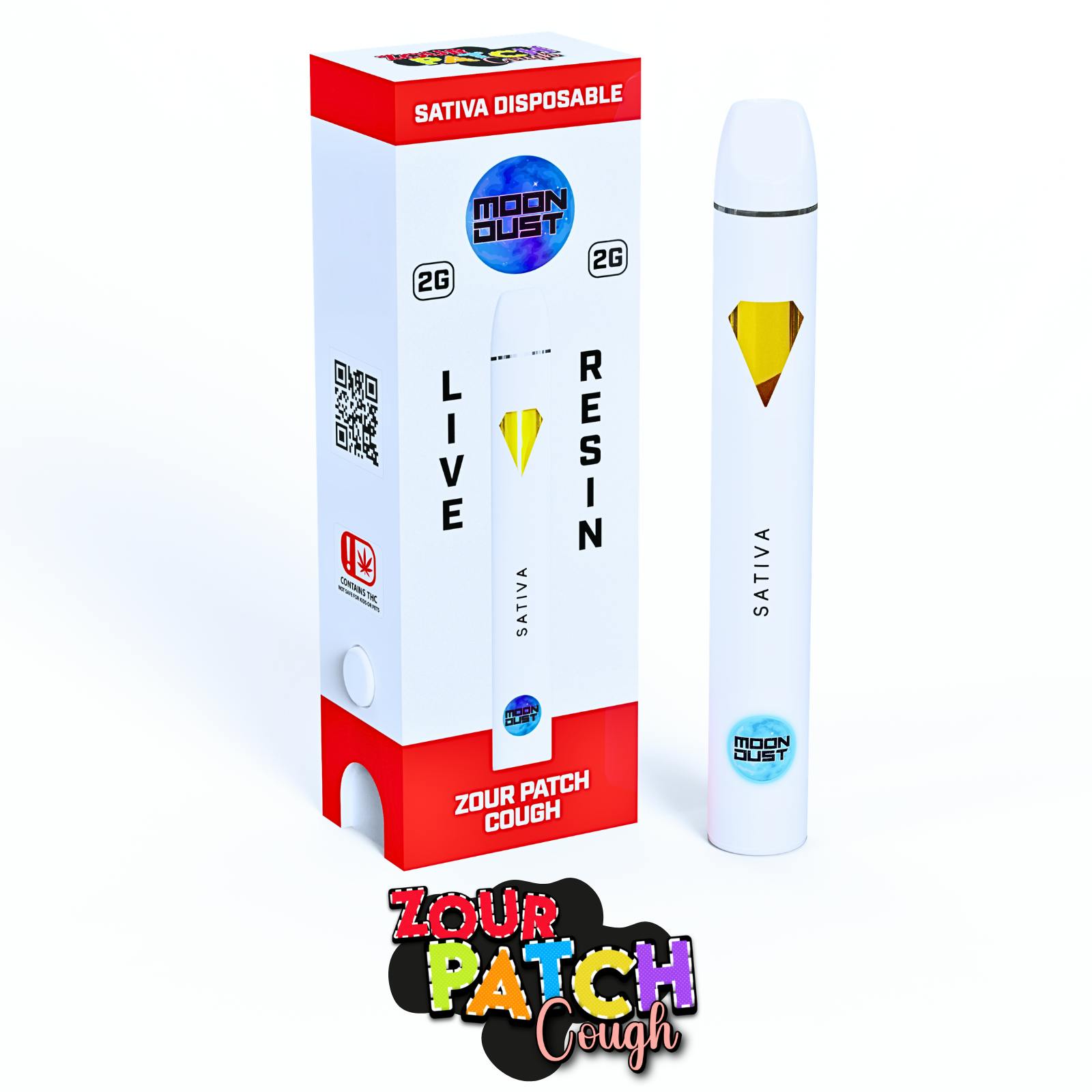 Moondust Zour Patch Cough Live Resin