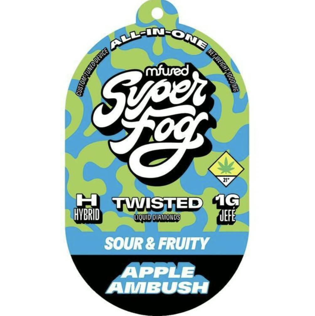 Super Fog | Apple Ambush | Liquid Diamond AIO | 2pk | 2g