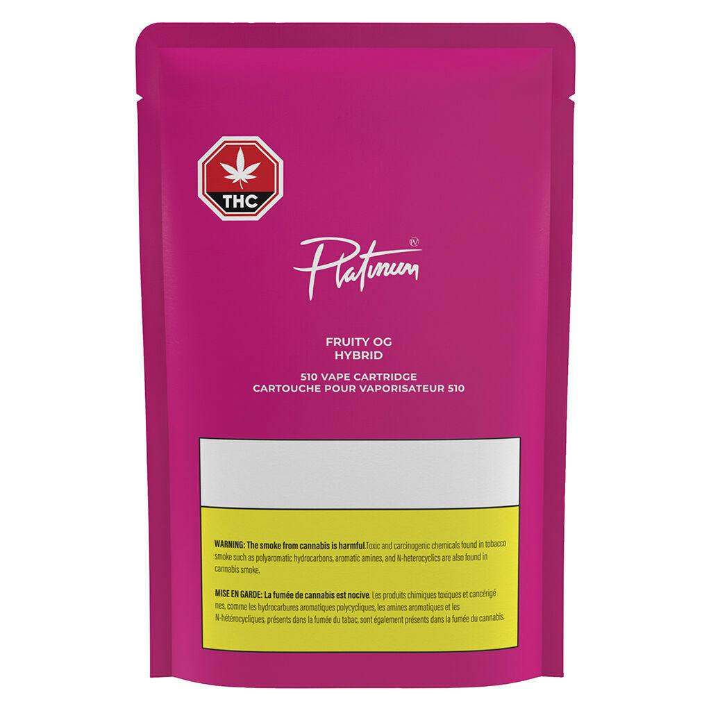 Platinum - fruity og 510 thread cartridge