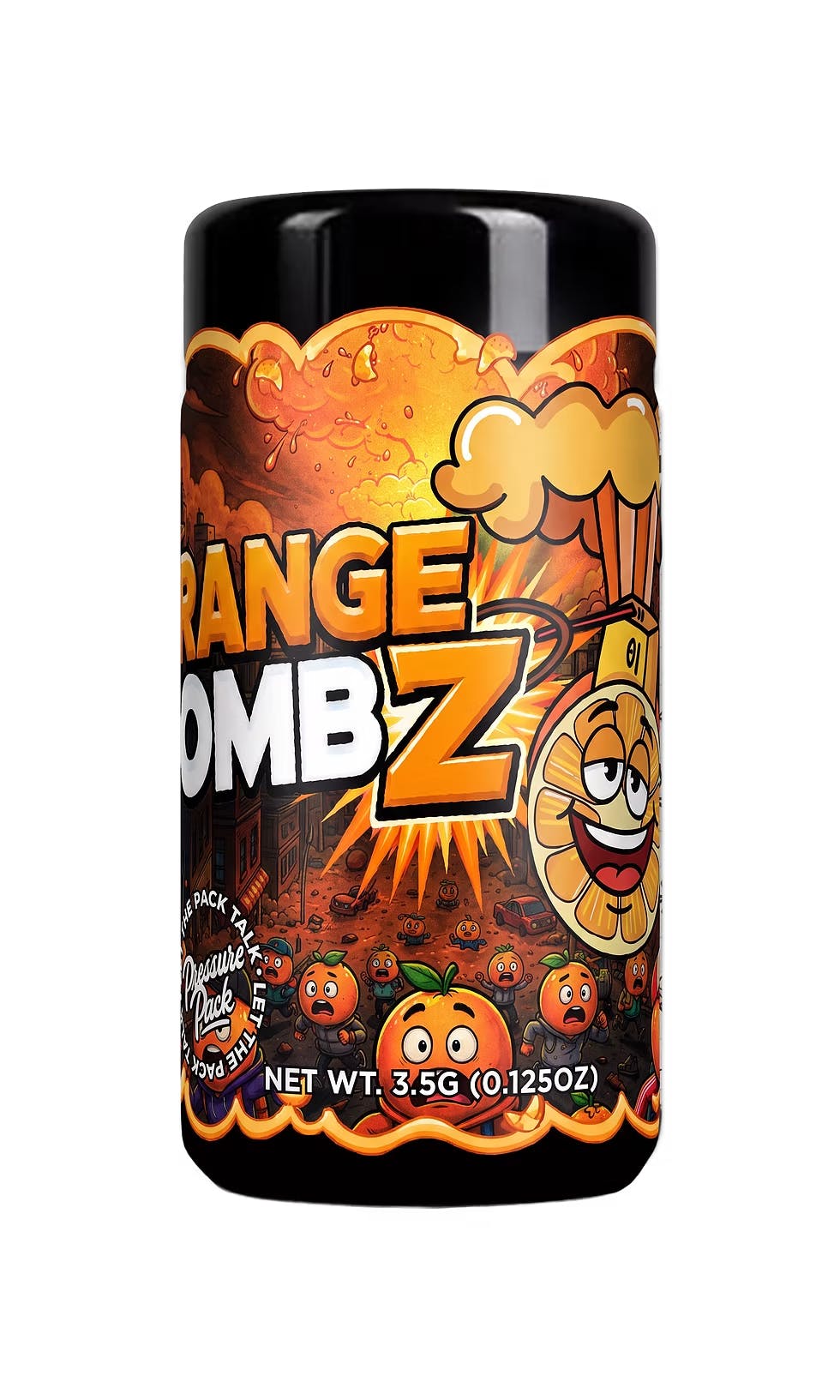 Pressure Pack - 3.5g Prepack Jar - Orange BombZ