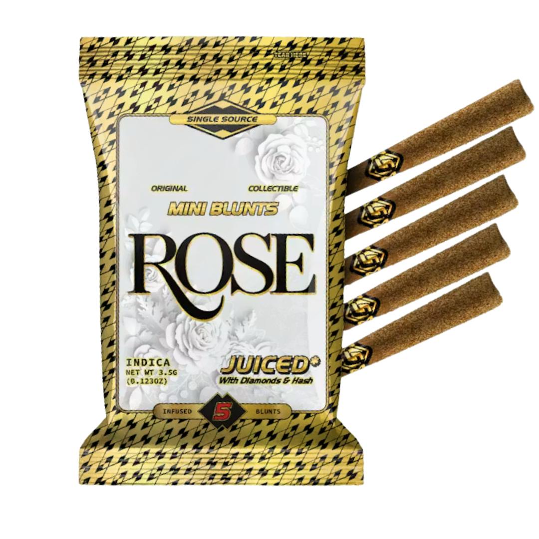 ROSE DIAMOND & HASH INFUSED MINI BLUNTS-0