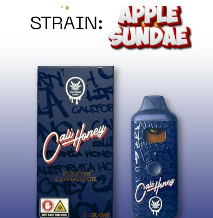 Cali Honey Apple Sundae Glopod Disposable 2G