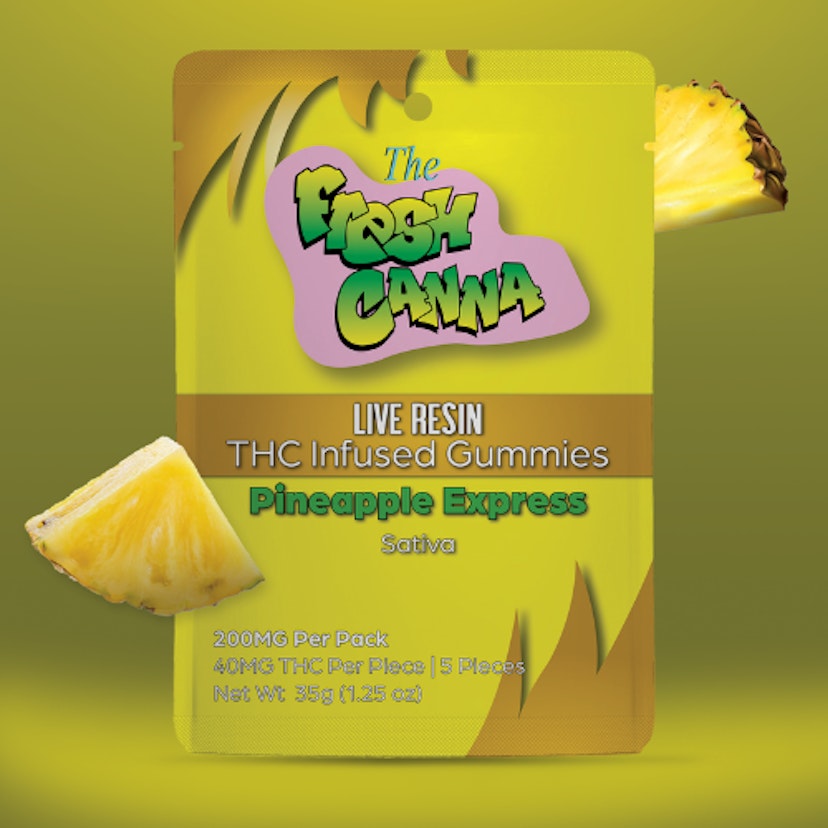 Fresh Canna - Pineapple Express 200mg Live Resin Gummies