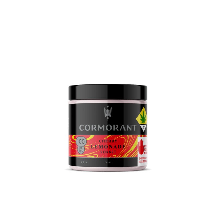 Cormorant: Cherry Lemonade - 4oz Frozen Sorbet 100mg