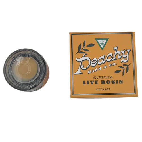 Peachy Hash | Chem Brulee 1g Live Rosin-active