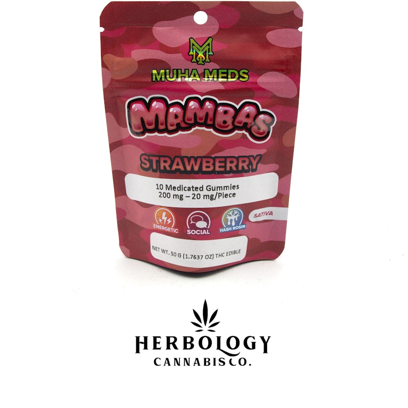Muha Meds Mambas | Gummy | Strawberry-Lemon | 200mg
