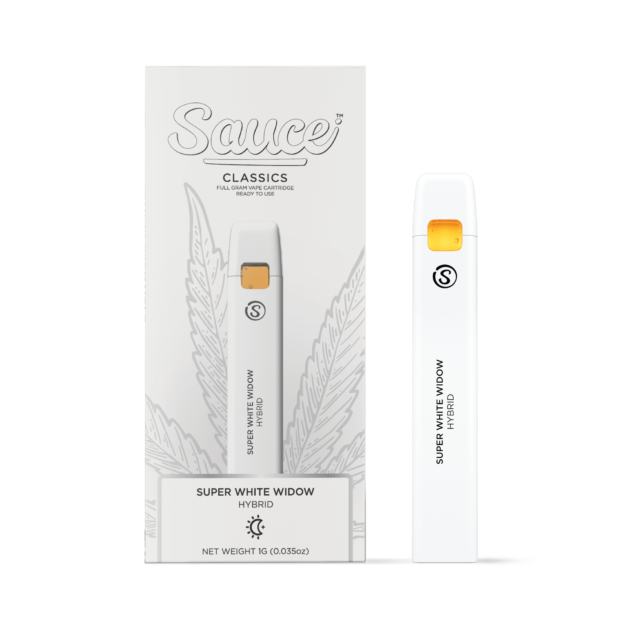 Sauce Classics Super White Widow (H) Disposable Vape 1g | The