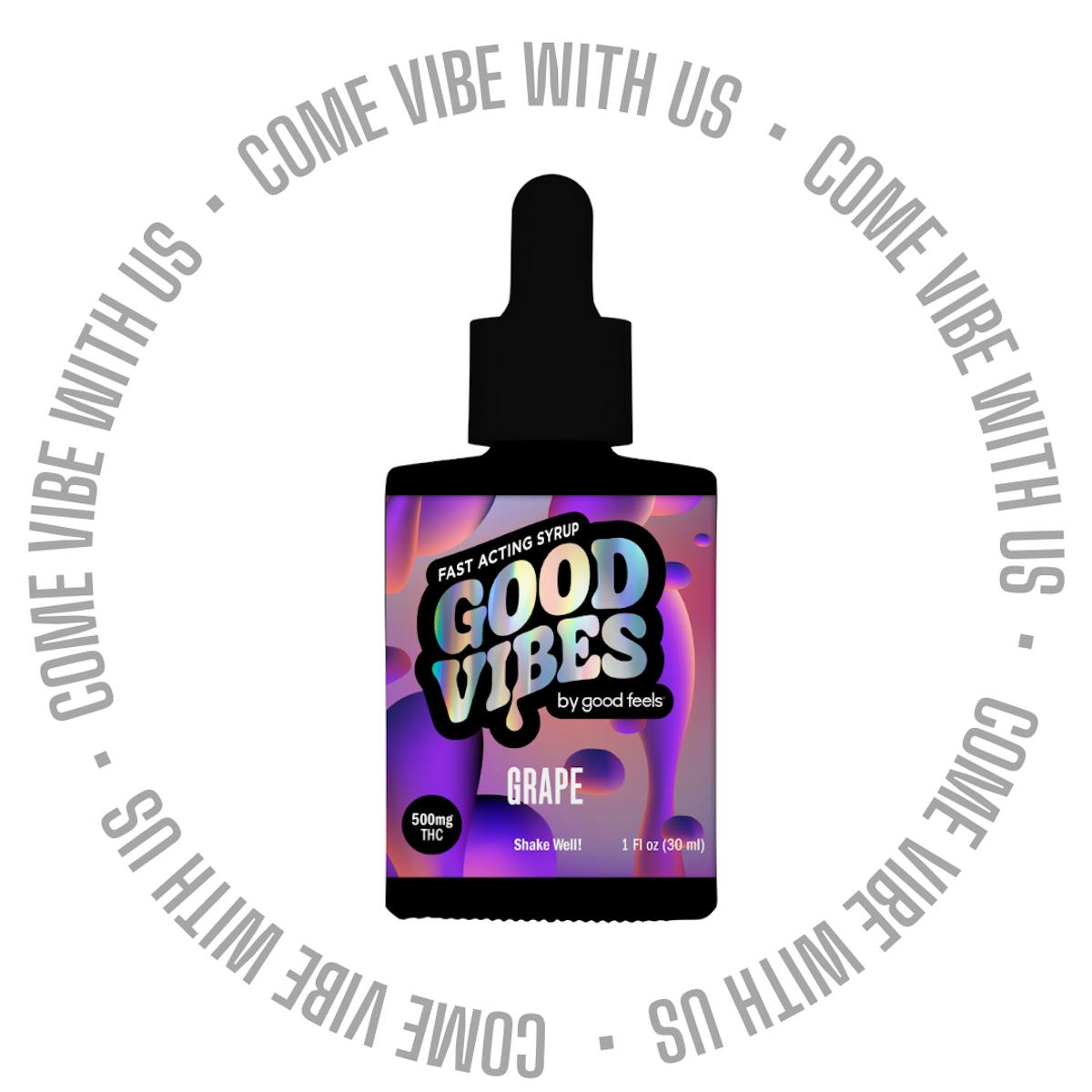 Image of Grape | Good Vibes | 500mg Fast Acting Syrup