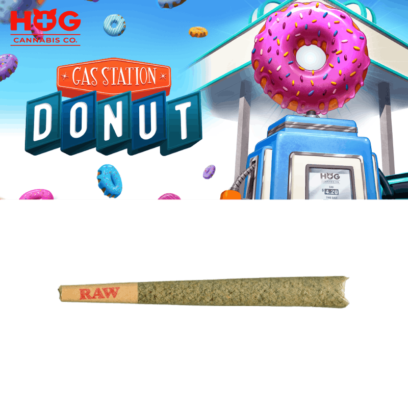 HOG Farms | Gas Station Donut | Premium Pre-roll | 1g | Sativa