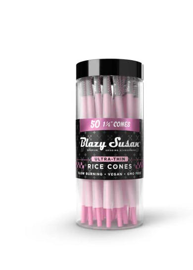 Blazy Susan | Ultra Thin Rice Cones - 1/4th Size (50pk)