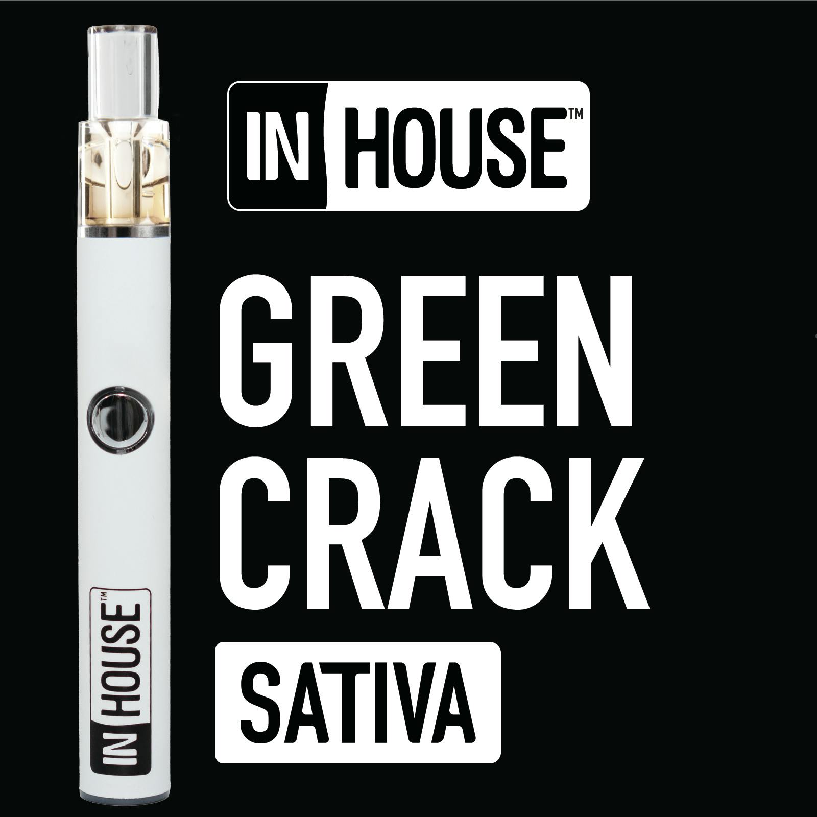 CRD＋α30%トータル93% 1ml  Green Crack Green Crack Disposable Vaporizer Cartridge | Thrive Delaware