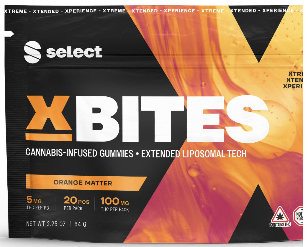 Orange Matter X-Bites 20-Pack | 100mg .1g Edibles | Select | Orange Matter X-Bites 20-Pack | 100mg .1g Edibles | Select |