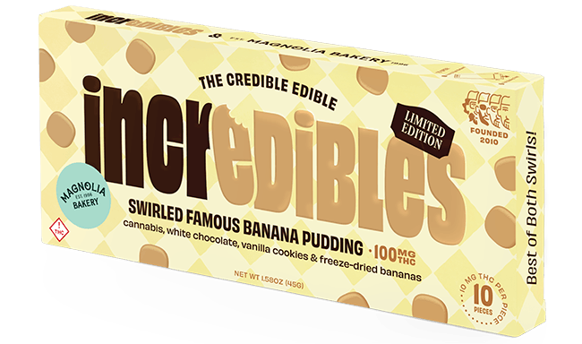 Incredibles Swirled Famous Banana Pudding - EDIBLES cannabis product, .1g