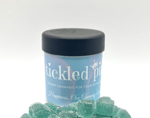 Product RBV Tickled Pink Gummies - Blue Raspberry 100mg 5pk