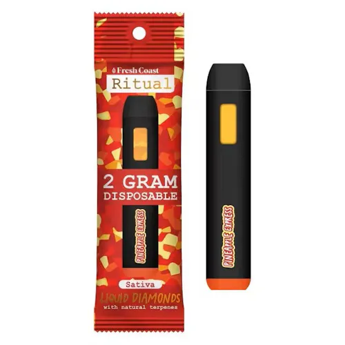 Ritual Pineapple Express Liquid Diamond Disposable Vape Rec-1