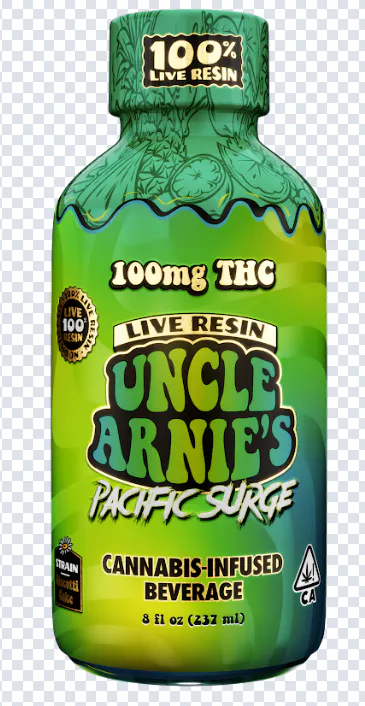 Uncle Arnie's 8oz 100mg Pacific Surge Live Resin at Harborside