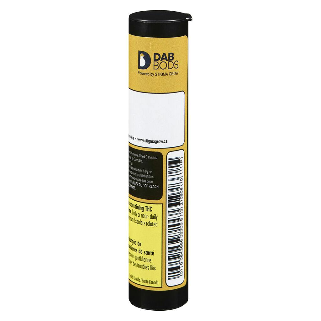 Dab bods - resin-infused pre-rolls - 3x0. 5g