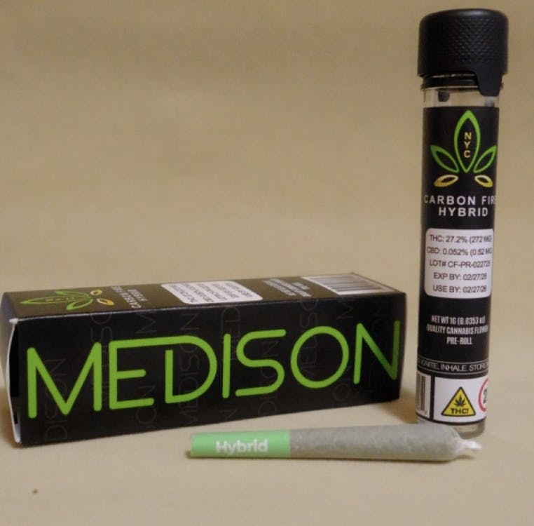 Medison | 1g Pre-Roll | Carbon Fire