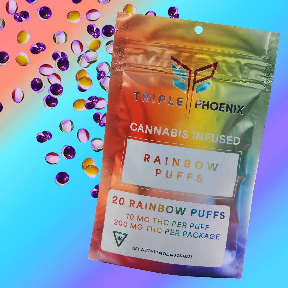 Triple Phoenix - 200mg Puffs - Rainbow