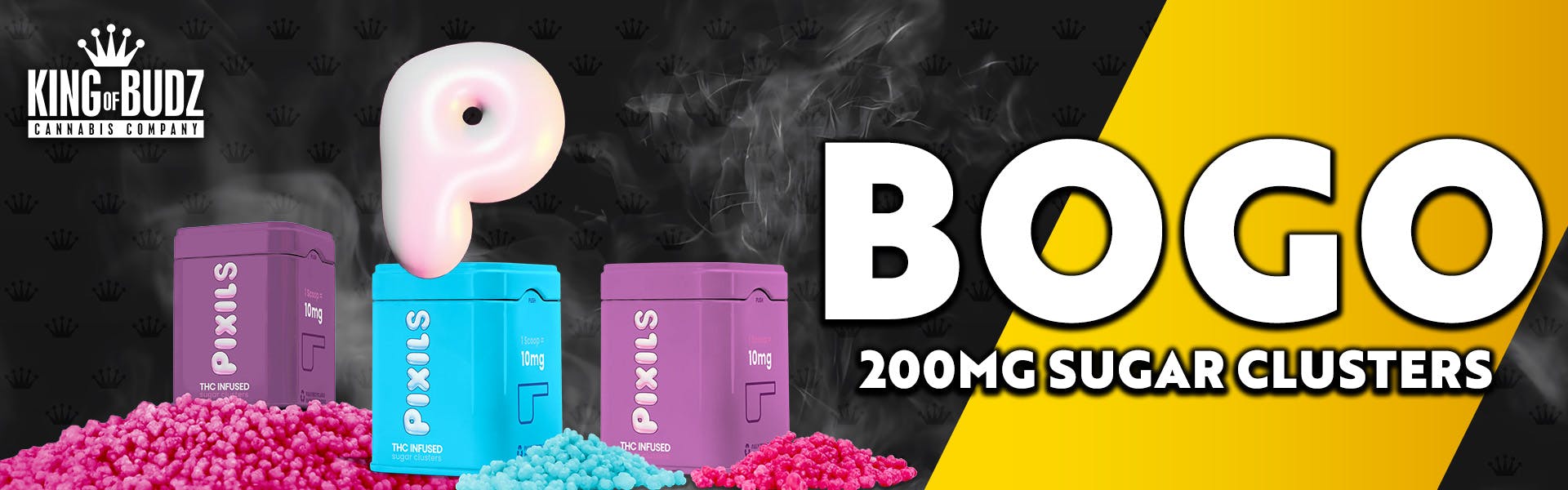Pixils 200mg Sugar Clusters - BOGO