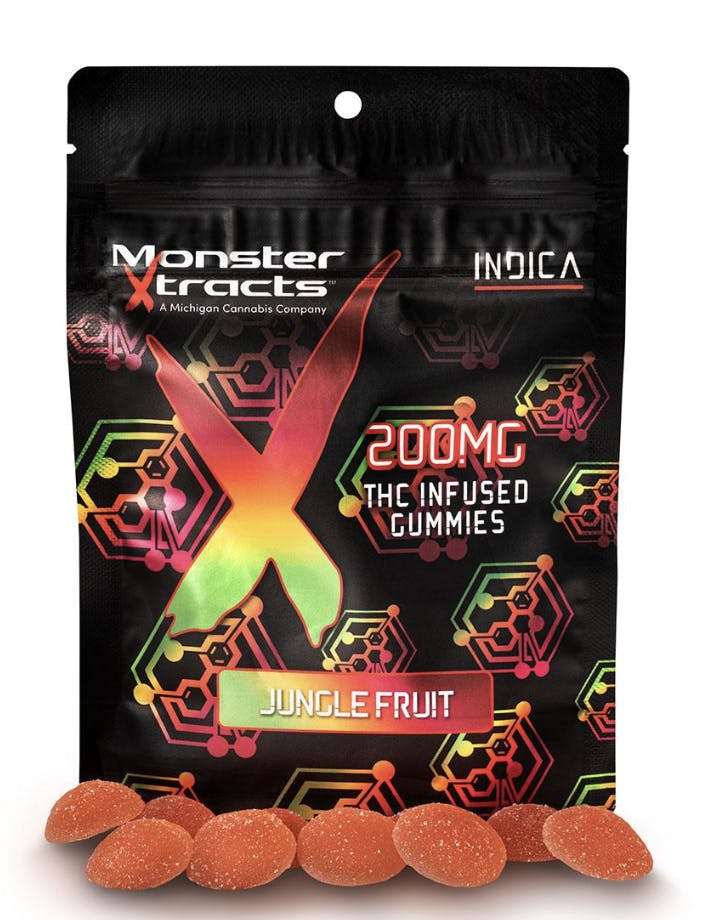 Product: Monster Xtracts | Gummies - Jungle Fruit - 200mg