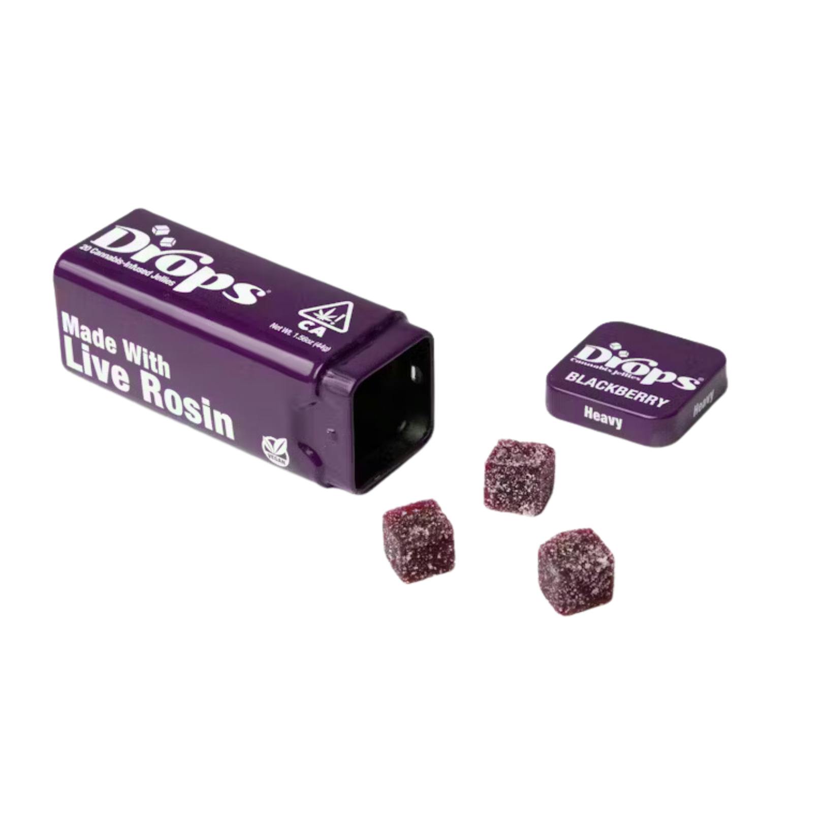 BLACKBERRY LIVE ROSIN GUMMIES 20-PACK (2:1 CBD:THC)
