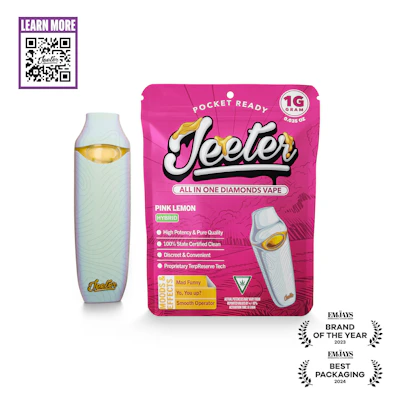 Pink Lemon Jeeter All In One Diamonds Disposable | Pocket Ready | 1g | Hybrid