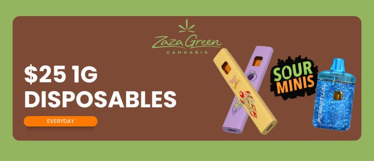 Zaza Green - Springfield Menu