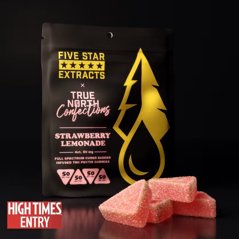 True North x Five Star Extracts  - 200mg Gummies - Strawberry Lemonade