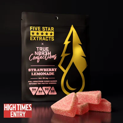 True North x Five Star Extracts - 200mg Gummies - Strawberry Lemonade