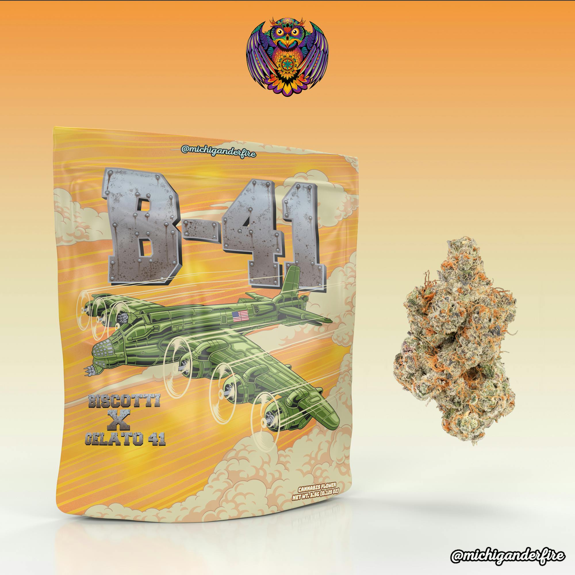 Michigander Fire - 3.5g Prepack - B-41