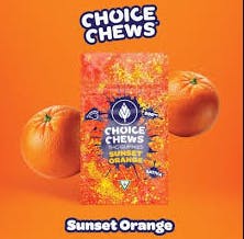 Product: Sunset Orange | 20mg x 10pk | Choice Chews