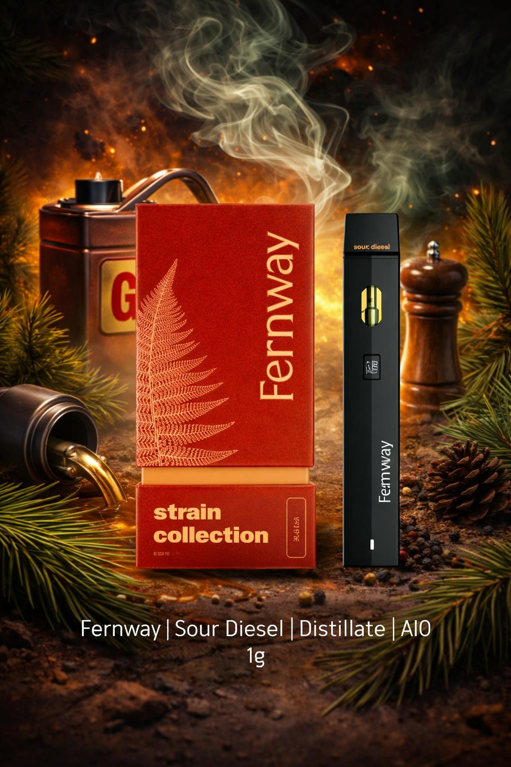 Product Fernway | Sour Diesel | Distillate | AIO | 1g
