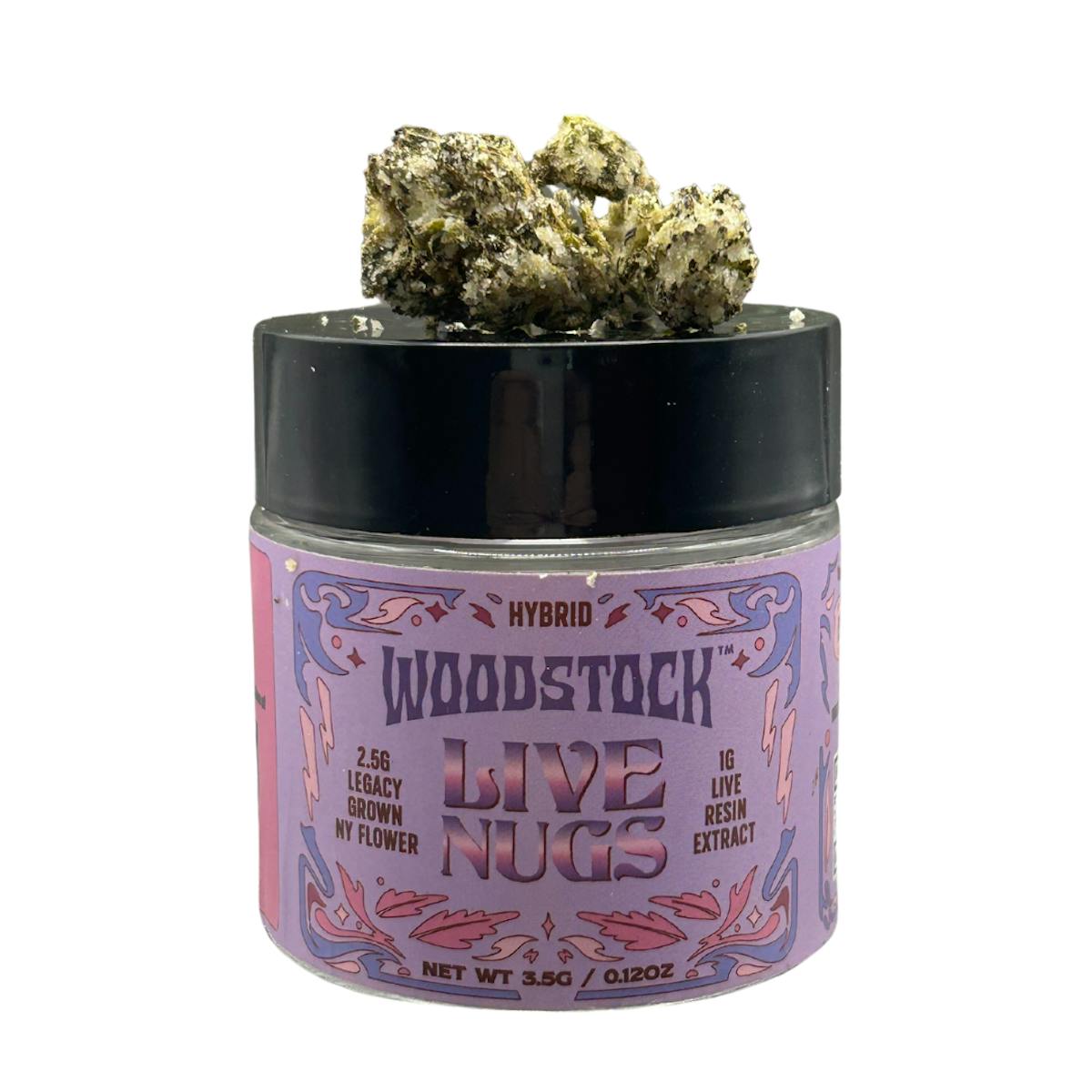 Image of Purple Sunset X Purple Punch | 3.5g Infused Flower with 1g Live Resin