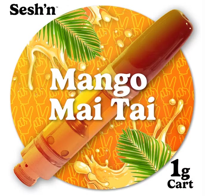 Sesh'n - Vape Cart 1g - Mango Mai Tai