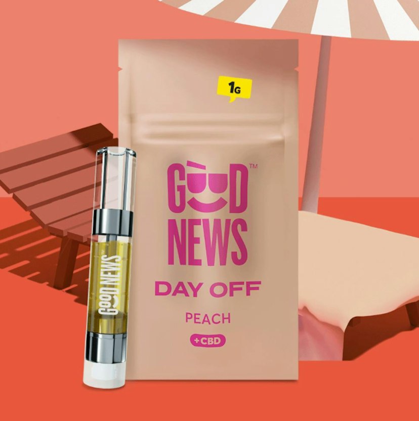 Good News Cartridge 2:1 THC/CBD | Day Off (Peach)