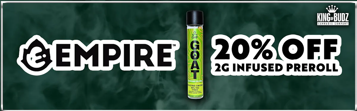 GOAT - 2g Infused Preroll - 20 Percent OFF