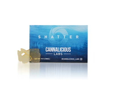 Cannalicious - 1g Shatter - Strawberry Dream