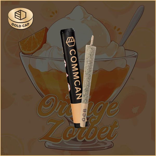 Orange Zorbet (SH) - 1g Pre Roll - CommCan